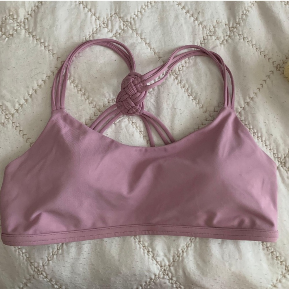 lululemon mauve sports bra, never worn but no tags